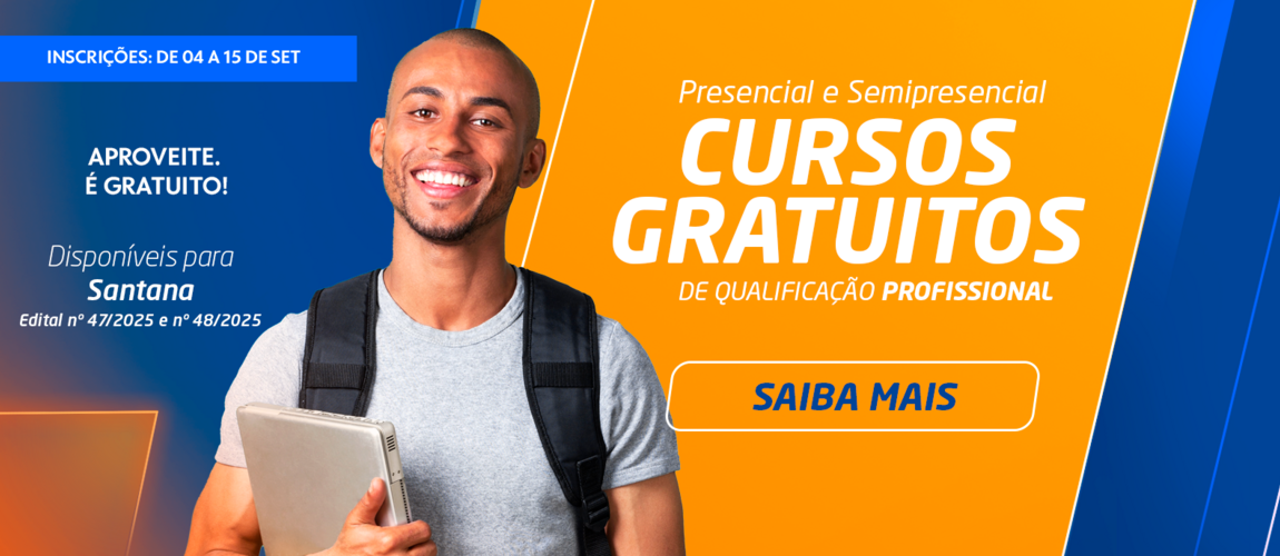 Curso Gratuito - Qualificação Profissional - Santana